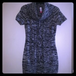 Short sleeve sweater dress